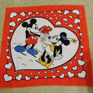 Mickey and Minnie Scarf Vintage